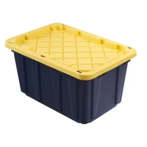 Transport your items in a plastic storage container