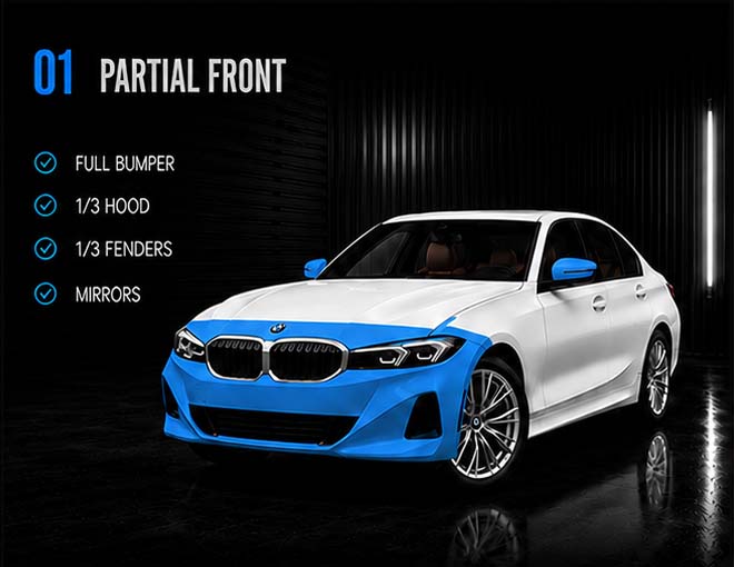 1 | Blue Star Auto Salon Partial Front