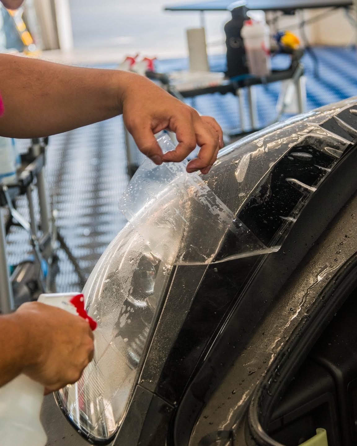 ppf-install2 | Blue Star Auto Salon STEK PPF Install